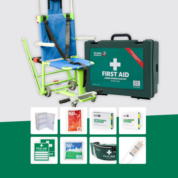Schools First Aid Bundle + Evacusafe Evacuation Chair