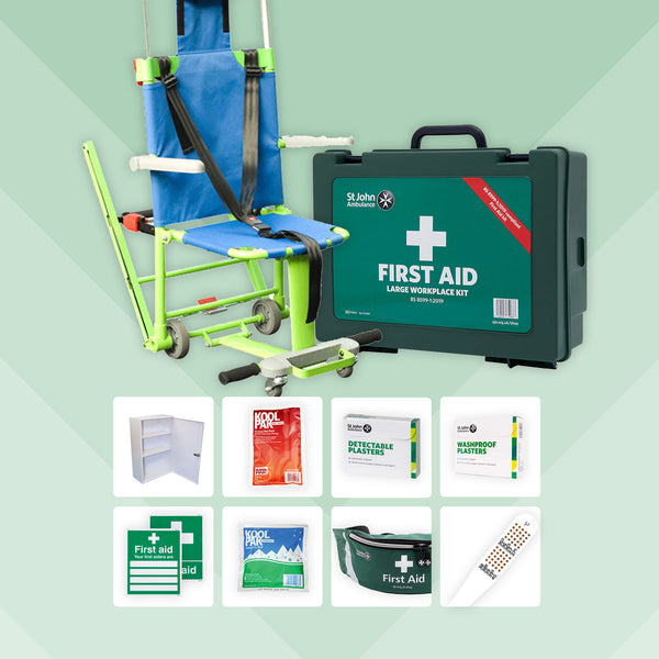 Schools First Aid Bundle + Evacusafe Evacuation Chair