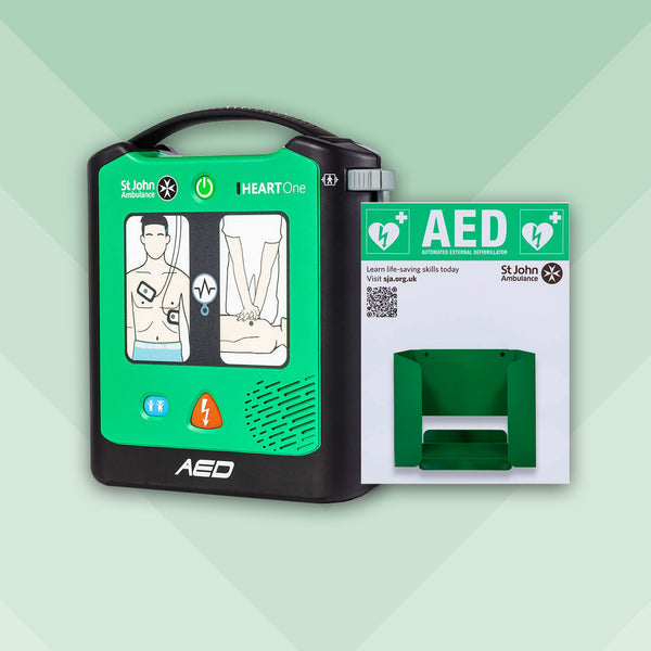 HEART One Semi Automatic Defibrillator Bundle with Bracket