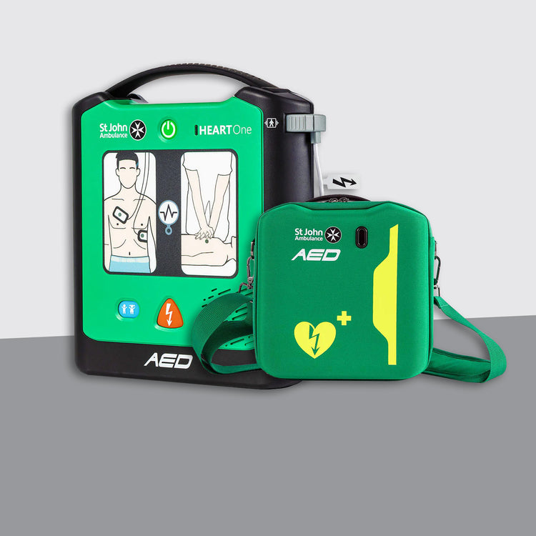 St John Ambulance Heart One Semi Automatic Defibrillator Bundle with Carry Case