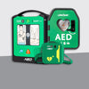 St John Ambulance HEART One Semi Automatic Defibrillator Bundle with LifeVault Locked Cabinet