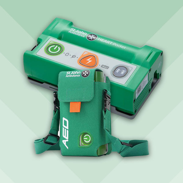 HEART Pocket Semi Automatic Defibrillator Bundle with Case