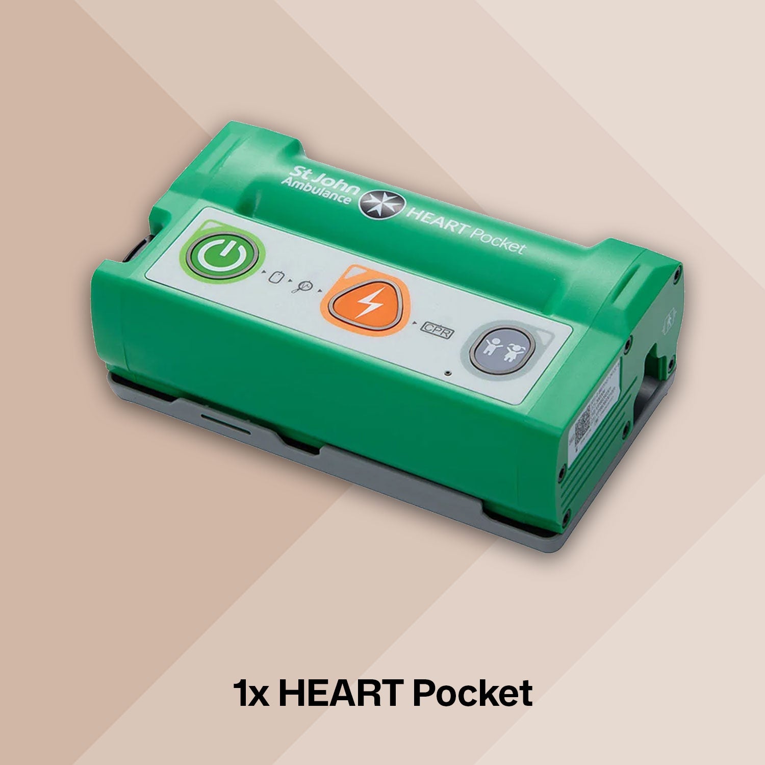 HEART Pocket Semi Automatic Defibrillator Bundle with Case and Rechargable Batteries