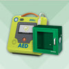 ZOLL AED 3 Semi Automatic Defibrillator Bundle with Alarmed Internal Cabinet