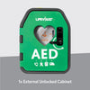 iPAD SP1 Fully Automatic Defibrillator Bundle with LifeVault Unlocked Cabinet
