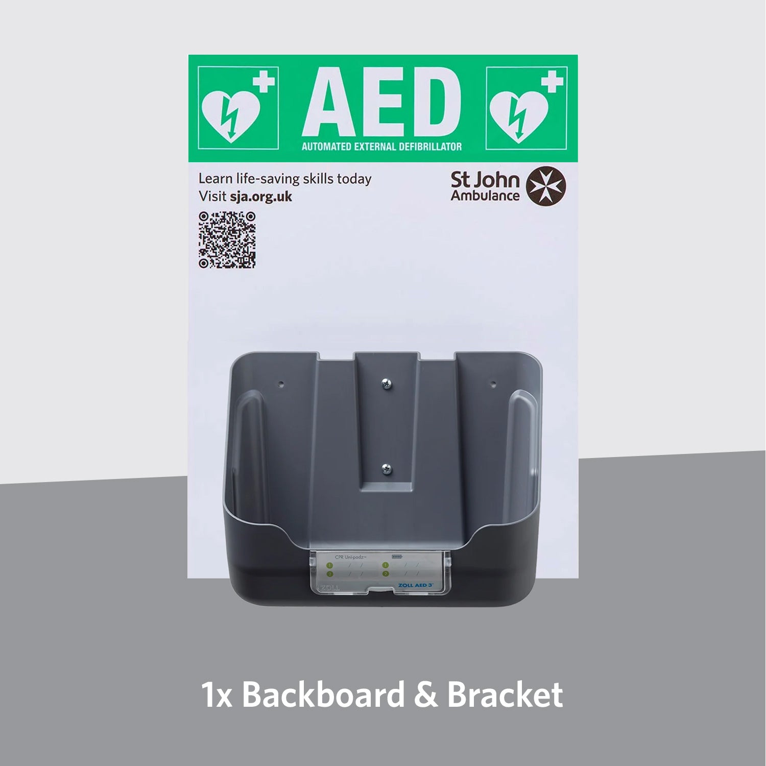 ZOLL AED 3 Semi Automatic Defibrillator Bundle with Bracket